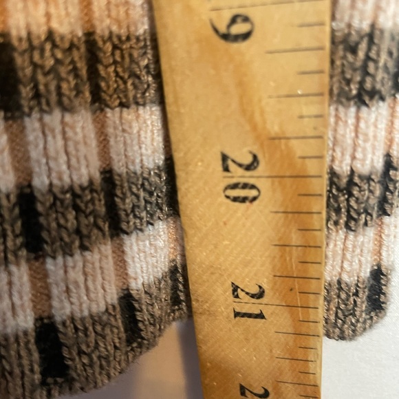 Maeve By Anthropologie Women’s Size Small Button Sleeve Turtleneck Striped 5826 - Picture 6 of 8